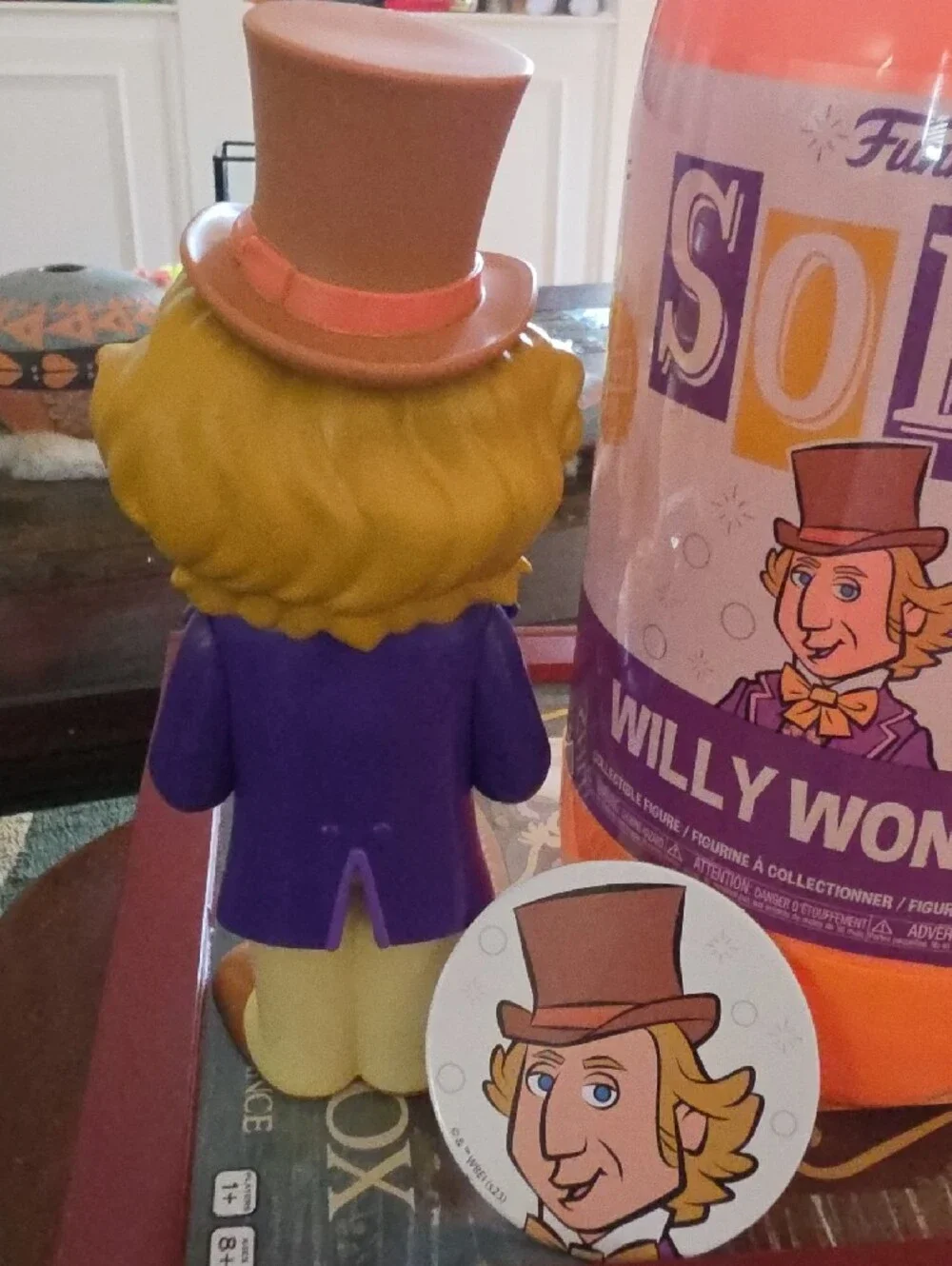 Funko Willy Wonka Soda Figure - Orange, Purple & Tan